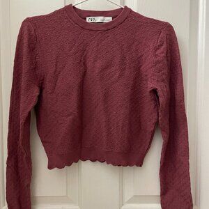 Zara Pink Knit Sweater